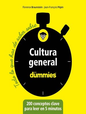 cover image of Cultura general para dummies